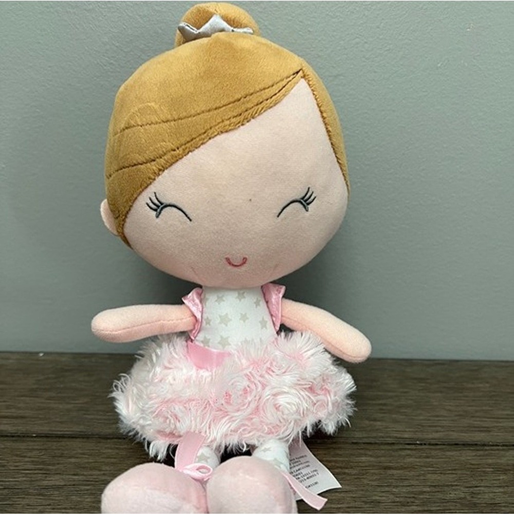 Baby Starters Annette Ballerina Soft Plush Doll Pink Tutu Stuffed Toy 12 inch